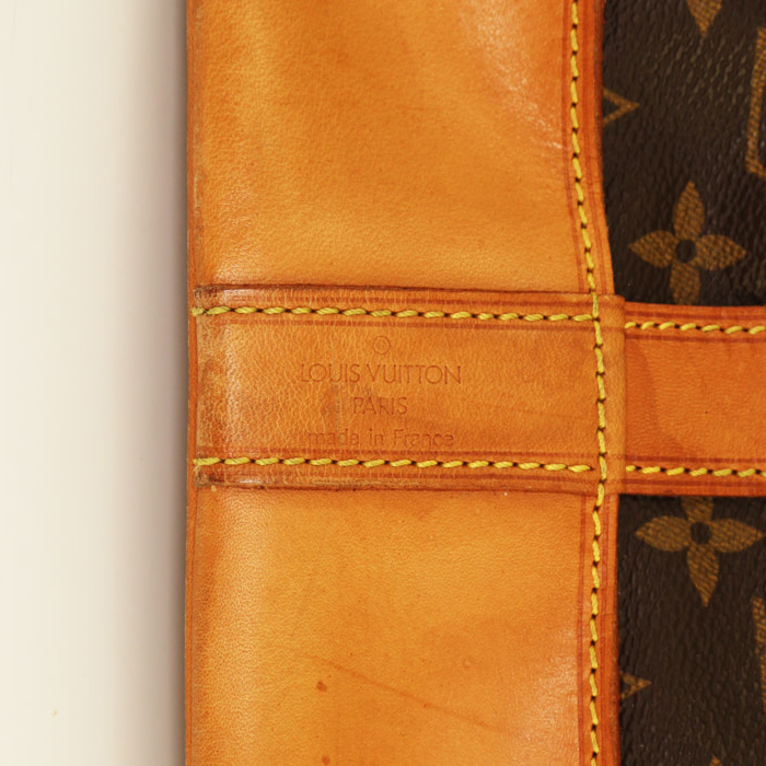 Louis Vuitton Randonnée backpack in brown monogram canvas and natural leather - Detail D3