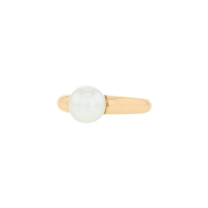 Mikimoto ring in yellow gold and pearl - 00pp