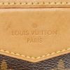 Borsa Louis Vuitton  Retiro in tela monogram marrone e pelle naturale - Detail D4 thumbnail