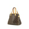 Bolso de mano Louis Vuitton Batignolles modelo pequeño en lona Monogram marrón y cuero natural - 00pp thumbnail