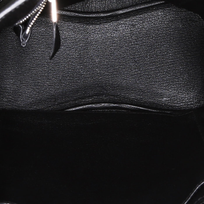 Bolso Hermès So Kelly en cuero togo negro - Detail D3
