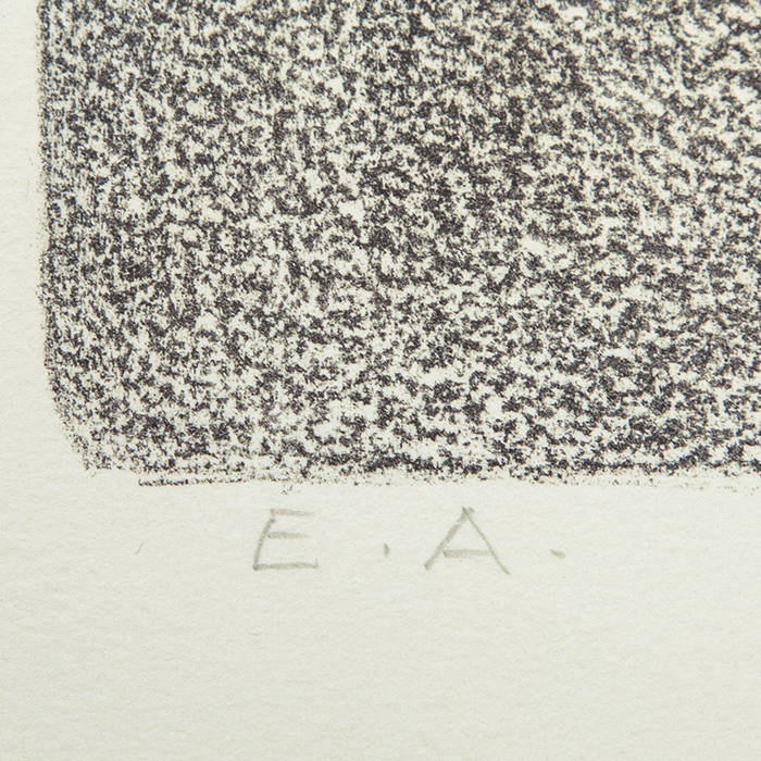 Sonia Delaunay, "Autoportrait simultané", lithographie en couleurs sur papier, épreuve d'artiste, signée et justifiée, de 1971 - Detail D3