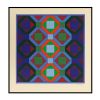 Victor Vasarely, "Hommage to Bach", silkscreen in colors on paper, signed and numbered, of 1985 - 00pp thumbnail