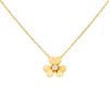 Van Cleef & Arpels Frivole mini necklace in yellow gold and diamond - 00pp thumbnail