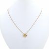 Van Cleef & Arpels Frivole mini necklace in yellow gold and diamond - 360 thumbnail
