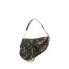 Dior Saddle handbag in black canvas and black leather - 00pp thumbnail