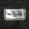 Bolso de mano Dior Saddle en lona negra y cuero negro - Detail D3 thumbnail