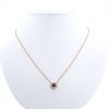 Fred Pain de Sucre necklace in pink gold,  diamonds and amethyst - 360 thumbnail