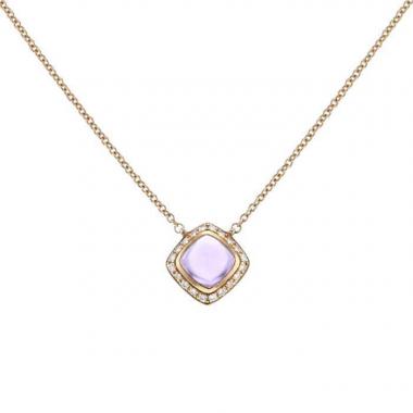 Fred Pain de Sucre en oro rosa,  diamantes y amatista