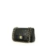 Bolso de mano Chanel  Timeless Petit en cuero acolchado negro - 00pp thumbnail
