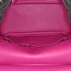 Hermès  Jypsiere shoulder bag  in dark blue Swift leather - Detail D2 thumbnail