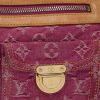 Louis Vuitton   handbag  in pink monogram denim canvas  and natural leather - Detail D1 thumbnail
