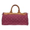Louis Vuitton   handbag  in pink monogram denim canvas  and natural leather - Detail D3 thumbnail