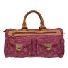 Louis Vuitton   handbag  in pink monogram denim canvas  and natural leather - Detail D5 thumbnail