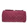 Bolso de mano Louis Vuitton   en lona denim Monogram rosa y cuero natural - Detail D7 thumbnail