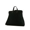Hermès Heeboo handbag in black canvas and black leather - 00pp thumbnail