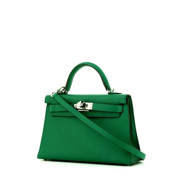 Kelly Hermès Hermes 24/24 Bag size 29 cm Vert Vérone. Green
