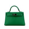 Hermès Kelly 20 cm handbag/clutch in Jade green epsom leather - 360 thumbnail