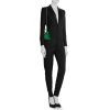 Borsa/pochette Hermès Kelly 20 cm in pelle Epsom verde - Detail D2 thumbnail