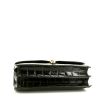 Bolso de mano Hermès Chaîne D'ancre en cocodrilo negro - Detail D4 thumbnail