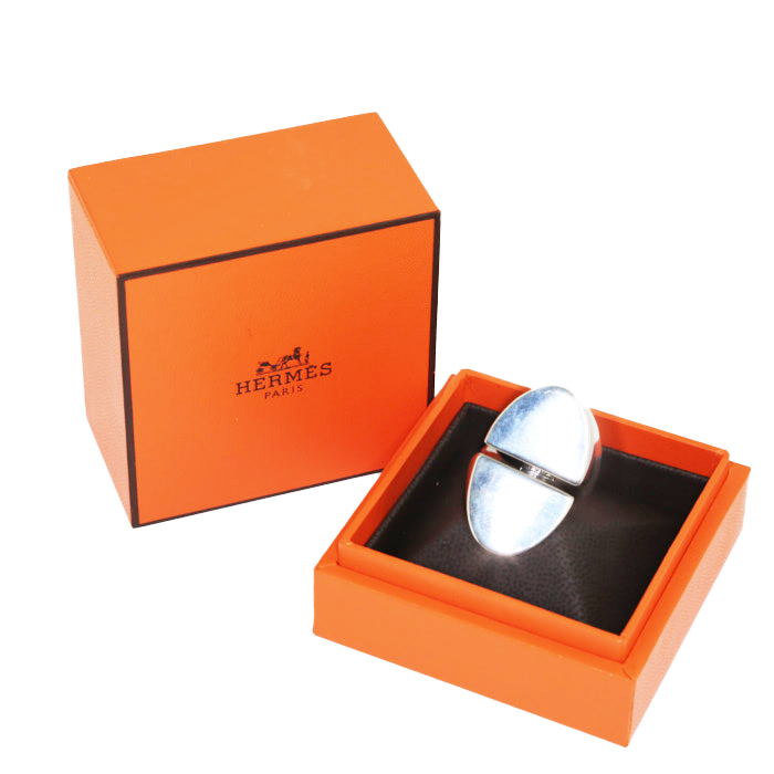 Hermès Initiale ring in silver - Detail D2