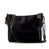Chanel Gabrielle  medium model shoulder bag in black quilted leather - 360 thumbnail
