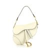 Dior Saddle handbag in ecru grained leather - 360 thumbnail