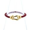 Fred Force 10 large model bracelet in yellow gold and stainless steel - 360 thumbnail