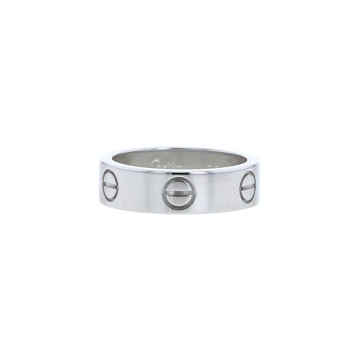 Cartier Love large model ring in white gold, size 53 - 00pp