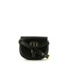 Dior Bobby shoulder bag in black leather - 360 thumbnail