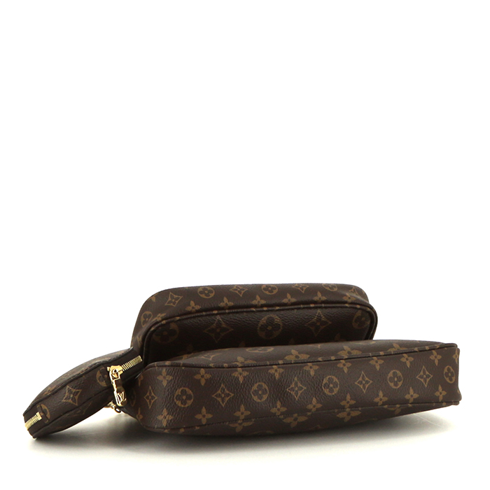 Bolso/bolsito Louis Vuitton  Multi-Pochette Accessoires en lona Monogram marrón - Detail D5