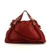 Chloé Paraty handbag in red leather - 360 thumbnail
