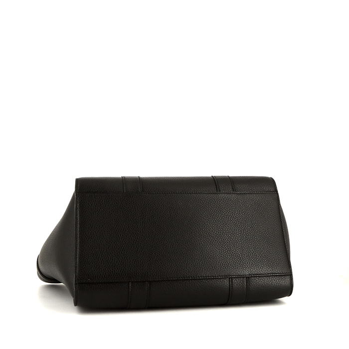 Sac à main Mulberry Bayswater en cuir grainé noir - Detail D4