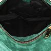Burberry shoulder bag in green leather - Detail D2 thumbnail