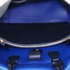Burberry handbag in blue two tones leather - Detail D3 thumbnail