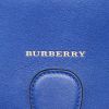 Burberry handbag in blue two tones leather - Detail D4 thumbnail