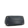 Burberry handbag in blue two tones leather - Detail D5 thumbnail