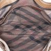 Bolso de mano Burberry en cuero dos tonos marrón - Detail D2 thumbnail