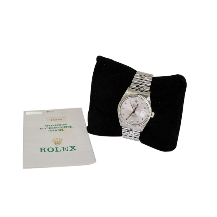 Reloj Rolex Datejust de oro y acero Ref :  116234 Circa  1991 - Detail D2