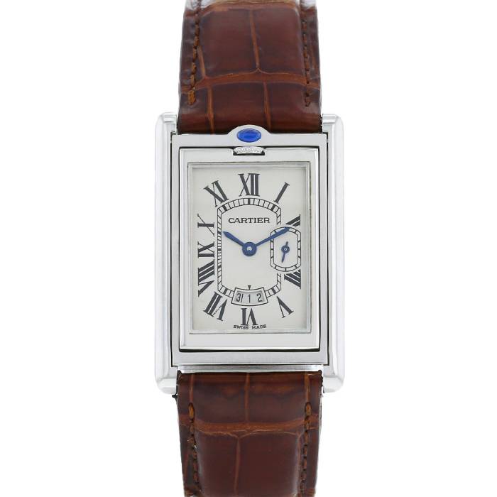 Cartier Tank Basculante watch in stainless steel Ref:  2522 Circa  2000 - 00pp