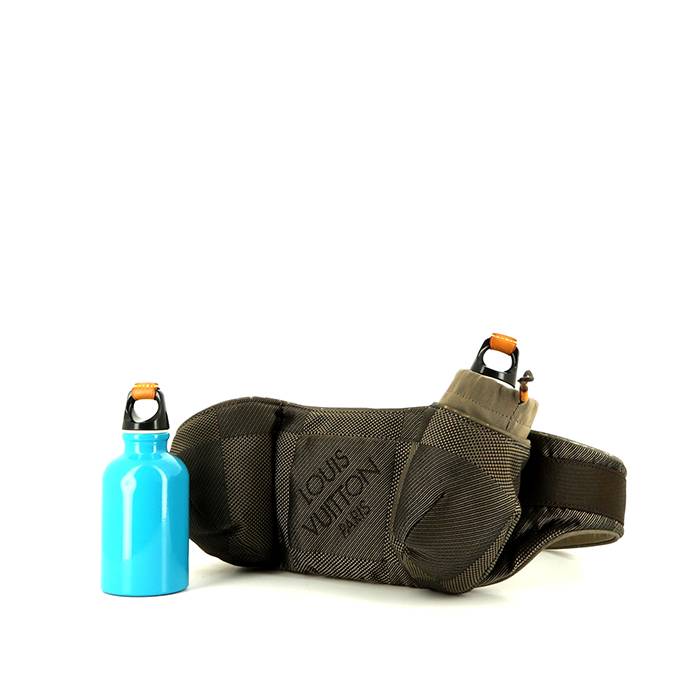 Louis Vuitton Editions Limitées clutch-belt in grey canvas with two water bottles - 00pp