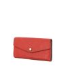 Louis Vuitton Sarah wallet in red monogram leather - 00pp thumbnail