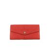 Billetera Louis Vuitton Sarah en cuero Monogram rojo - 360 thumbnail