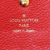 Louis Vuitton Sarah wallet in red monogram leather - Detail D3 thumbnail