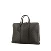 Louis Vuitton Porte documents Voyage briefcase in grey damier canvas and black leather - 00pp thumbnail