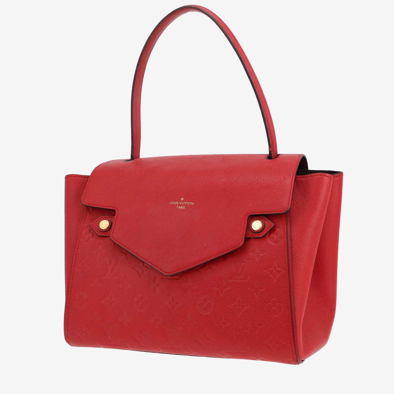Louis Vuitton Trocadéro handbag in red monogram leather