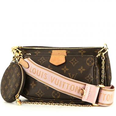 Louis Vuitton Monogram Canvas & Rose Clair Multi-Pochette Accessoires - Handbag | Pre-owned & Certified | used Second Hand | Unisex