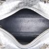 Dior Lady Dior handbag in silver shading monogram leather - Detail D3 thumbnail