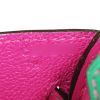 Hermes Birkin 30 cm handbag in green and fuchsia bicolor goat - Detail D4 thumbnail