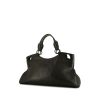 Cartier Marcello handbag in black leather and black python - 00pp thumbnail